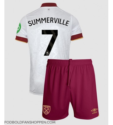 West Ham United Crysencio Summerville #7 Tredjetrøje Børn 2024-25 Kortærmet (+ Korte bukser)